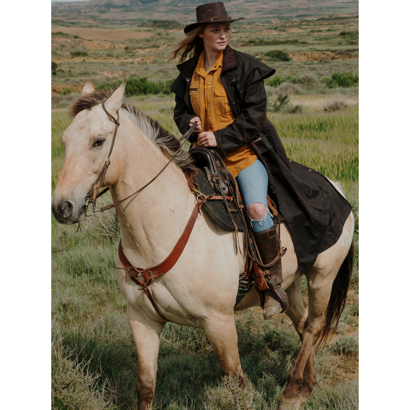 Cache-poussière coton huilé Riding