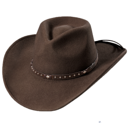 Chapeau feutre Reno Brown