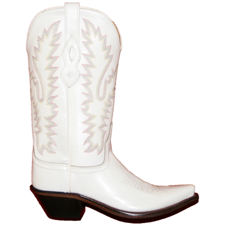 Bottes cuir blanc Fort Bowie