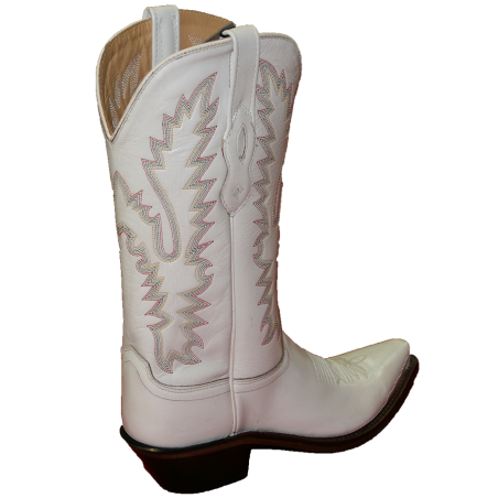 Bottes cuir blanc Fort Bowie