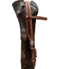 Bridon western cuir huilé