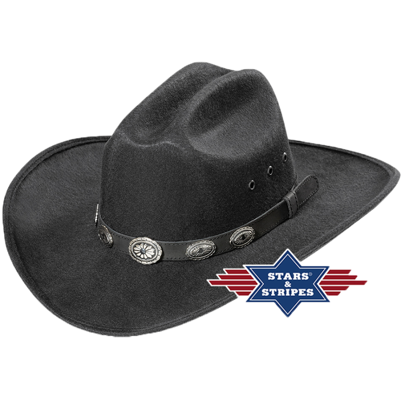 Chapeau feutre noir Gary