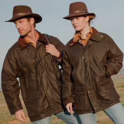 Veste 3/4 coton huilé imperméable Basic Jacket