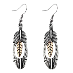 Boucles d'oreilles plumes