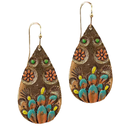 Boucles d'oreilles cactus