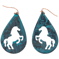 Boucles d'oreilles cheval cabré