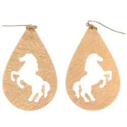 Boucles d'oreilles cheval cabré