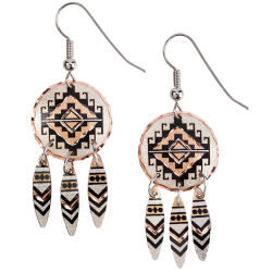 Boucles d'oreilles ethniques hypoallergéniques