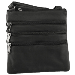 Sacoche cuir marron foncé