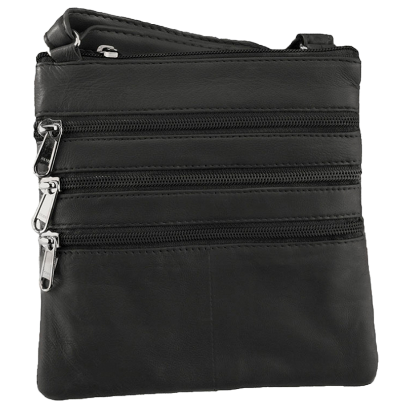 Sacoche cuir marron foncé