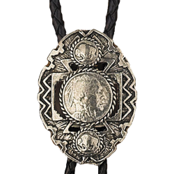 Bolo tie tête indien