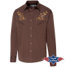 Chemise western Hogan Brown