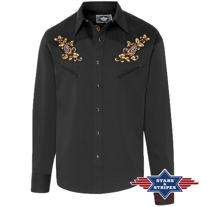 Chemise western Hogan Black