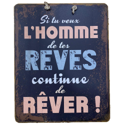 Plaque humoristique Rêves