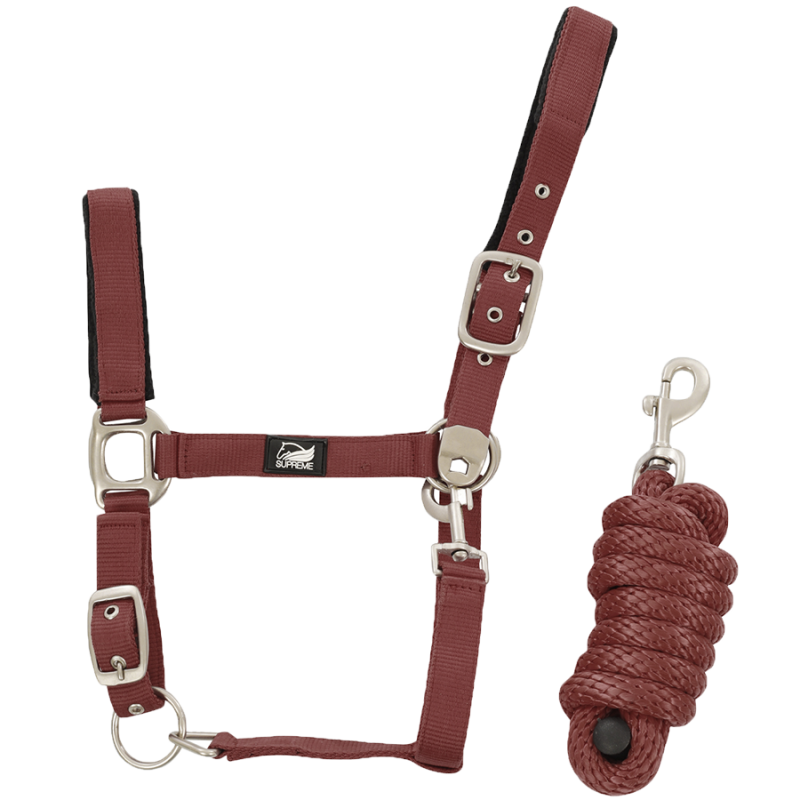 Licol et longe nylon poney, cob, full