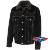 Veste daim Decker Black