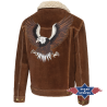 Veste daim Decker Brown