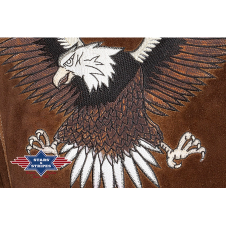 Veste daim Decker Brown