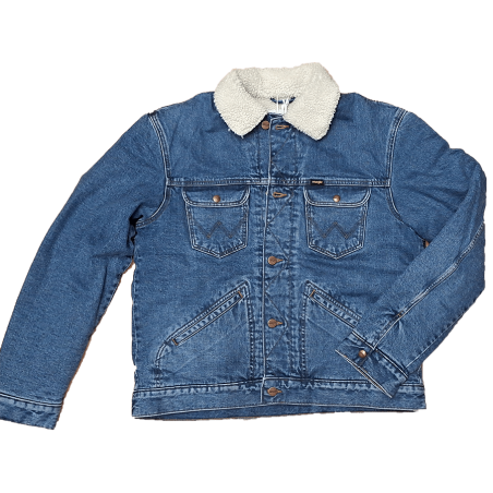 Veste en jean fourrée