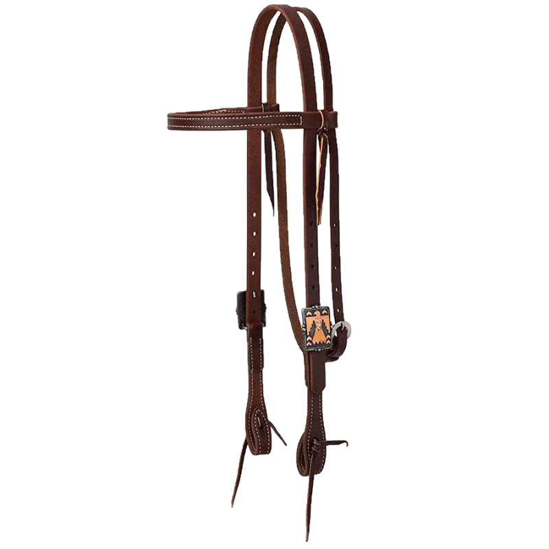 Bridon western cuir boucle design