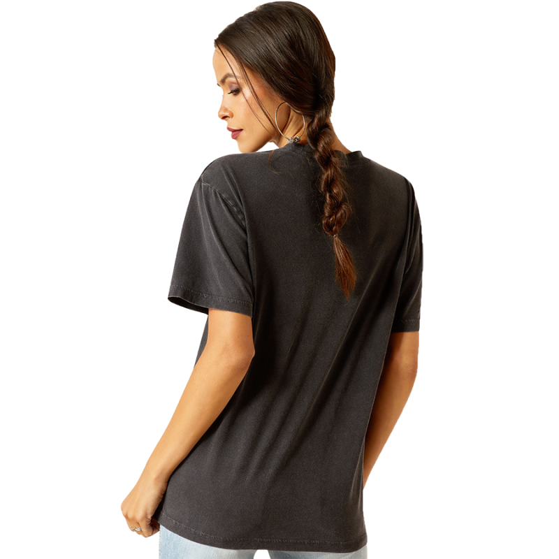 T-shirt Ariat Black Acid Wash