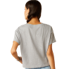 T-shirt court Ariat Heather Grey
