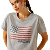 T-shirt court Ariat Heather Grey
