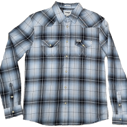 Chemise Wrangler Light Indigo