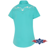 Chemise western turquoise Avery
