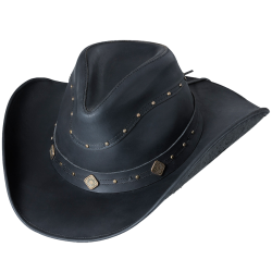 Chapeau cuir Dundee