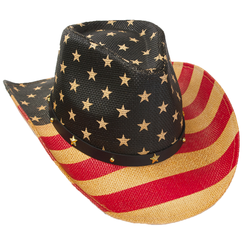 Chapeau motif US Americana