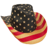 Chapeau motif US Americana