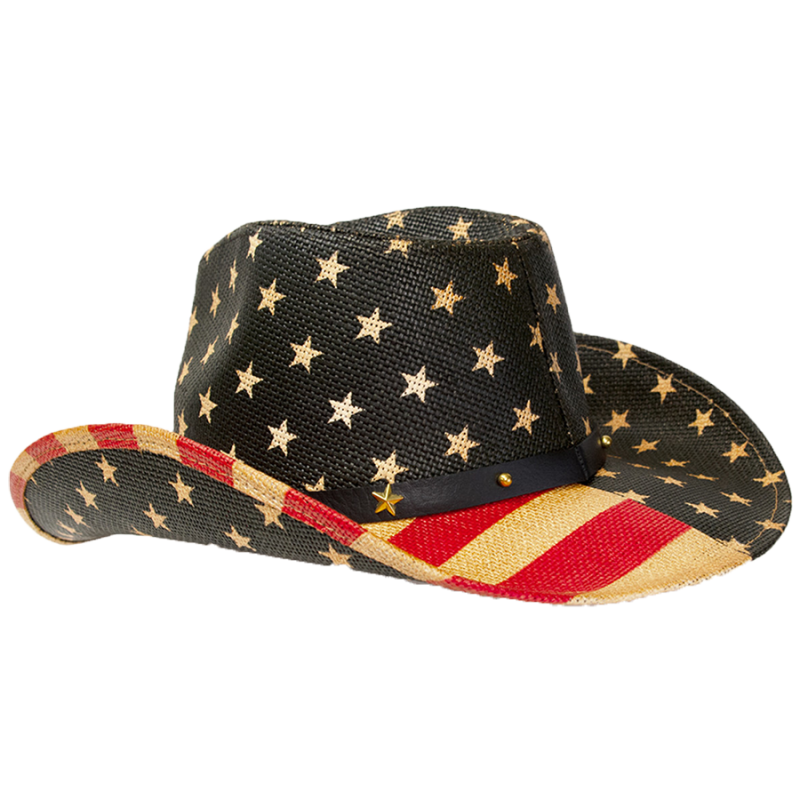 Chapeau motif US Americana