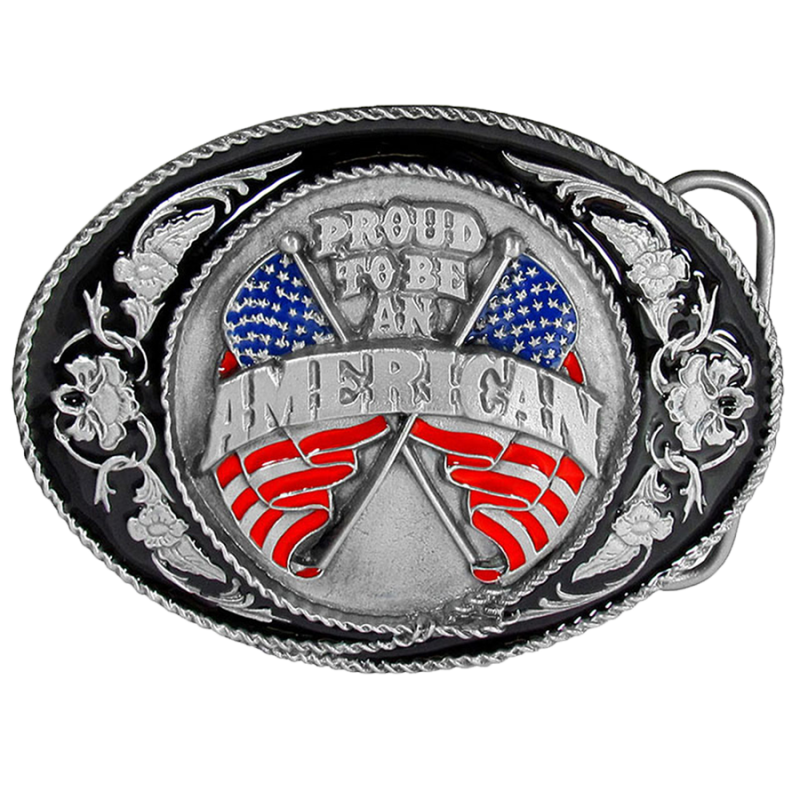 Boucle de ceinture Proud to be an American