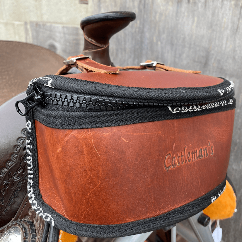 Sacoche pommeau selle western