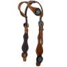 Bridon 2 oreilles perles turquoises