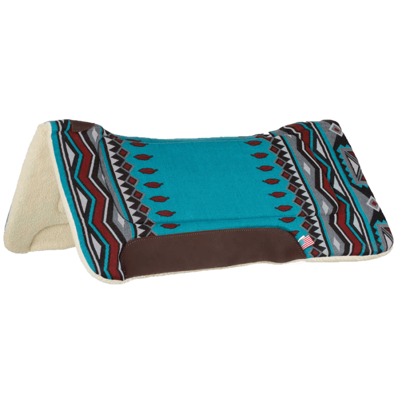 Tapis de selle en feutre Coupe droite 25mm randonnée et western