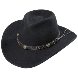 Chapeau feutre Walker Black