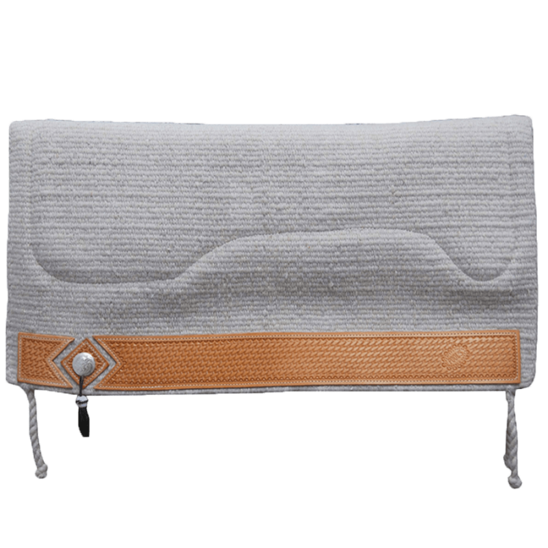 Tapis de show en laine gris