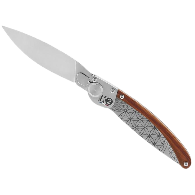 Couteau bois de rose Rosaces