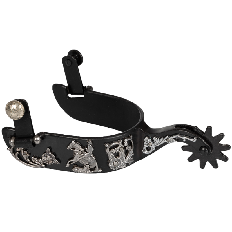 Éperons western Reining Flowers