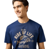 T-shirt marine Americana Tee Navy