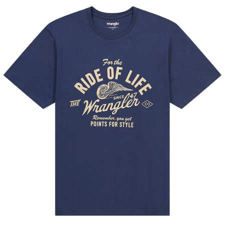 T-shirt marine Americana Tee Navy