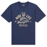 T-shirt marine Americana Tee Navy