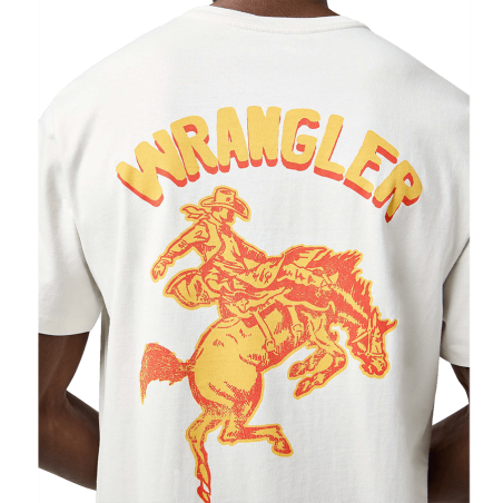 T-shirt blanc Graphic Vintage White