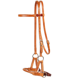 Side-pull cuir harness