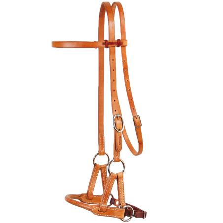 Side-pull cuir harness Side-pull cuir harness