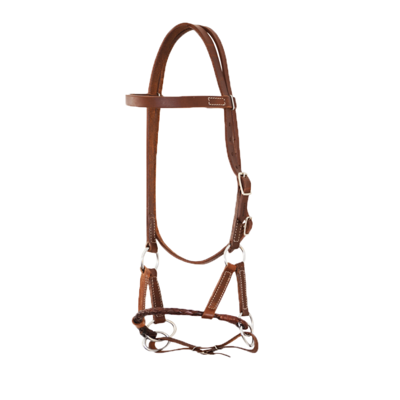 Side-pull cuir harness
