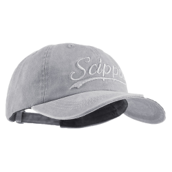 Casquette délavée grise