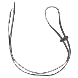 Cordon à chapeau cuir